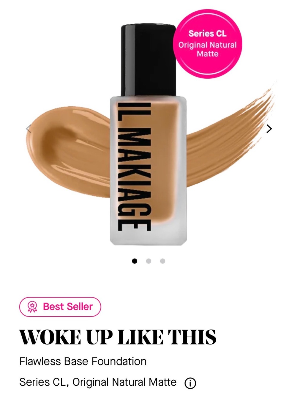 IL MAKIAGE Flawless Base Foundation - Woke Up Like This Shade 105